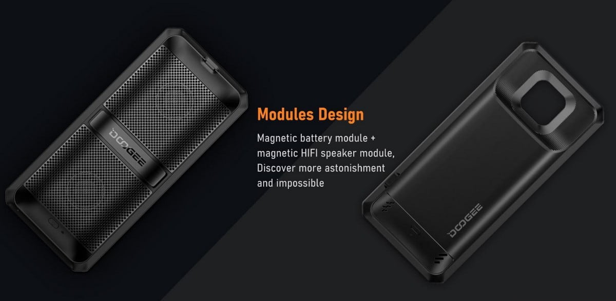Модуль Power bank'а и hi-fi колонки для Doogee S95 Pro Модули для Doogee S95 Pro