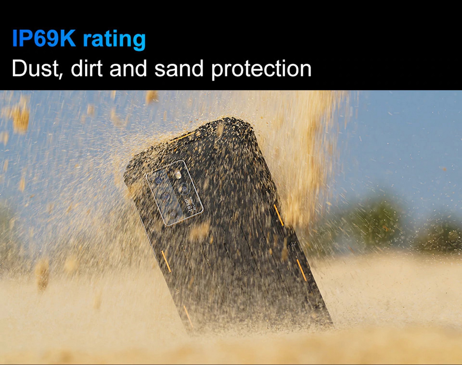 Стандарт защиты IP69K на смартфоне Oukitel WP10 Oukitel WP10 - IP69K