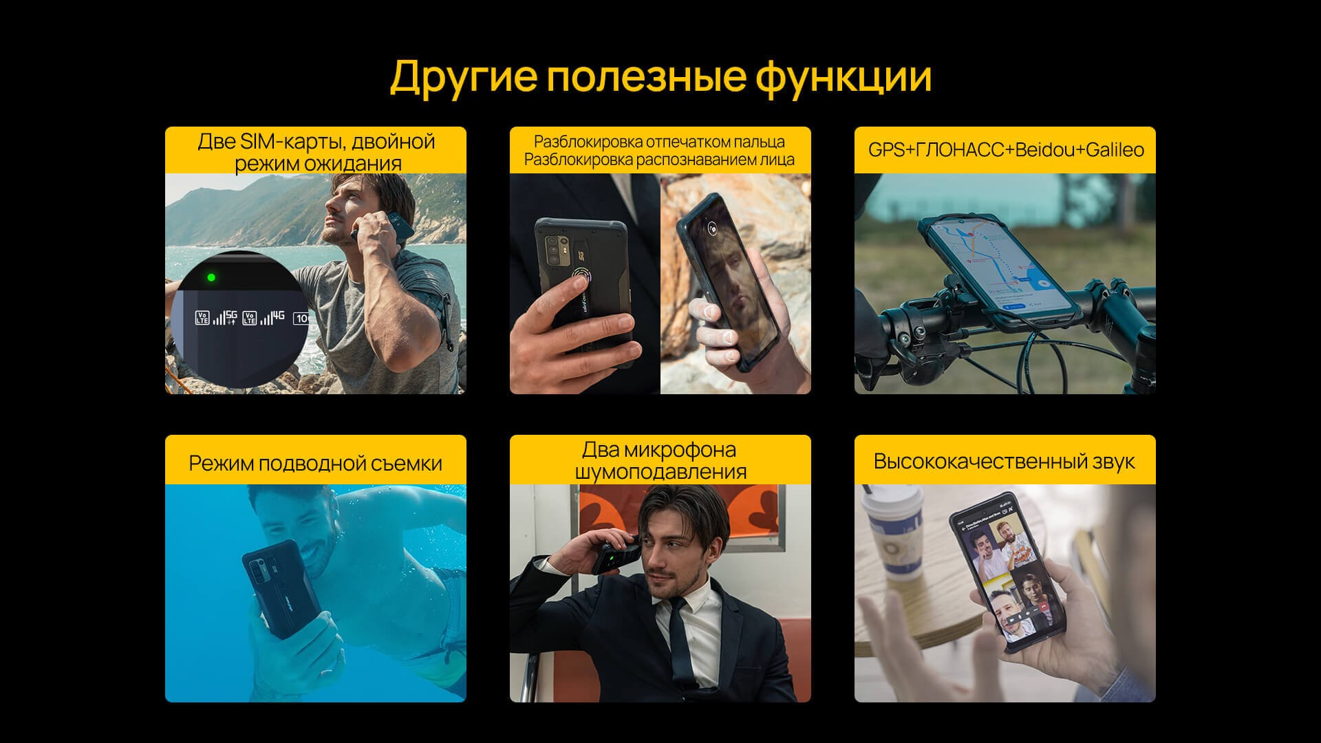 Функции смартфона Ulefone Armor 10 Ulefone Armor 10 - функции